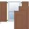 Ekena Millwork Americraft 2 Equal Flat Panel Exterior Real Wood Shutters, RW101FP12X79BTH, PR RW101FP12X79BTH - alternate 1